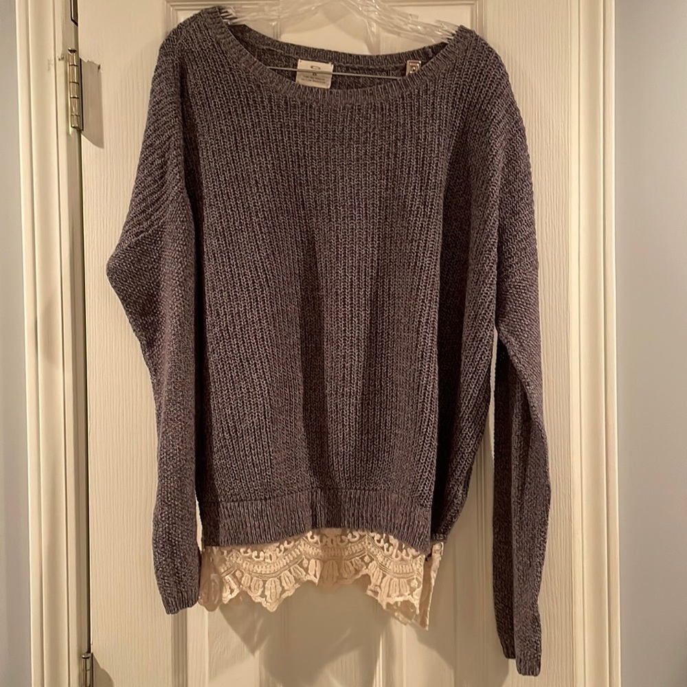 Urban Outfitters Lace Sweater Size XS